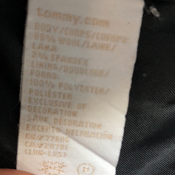 VINTAGE WOOL TOMMY HILFIGER BLAZER - Picture 4 of 7